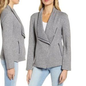 BB Dakota off the Clock Moto Jacket Heather Gray - Size XS